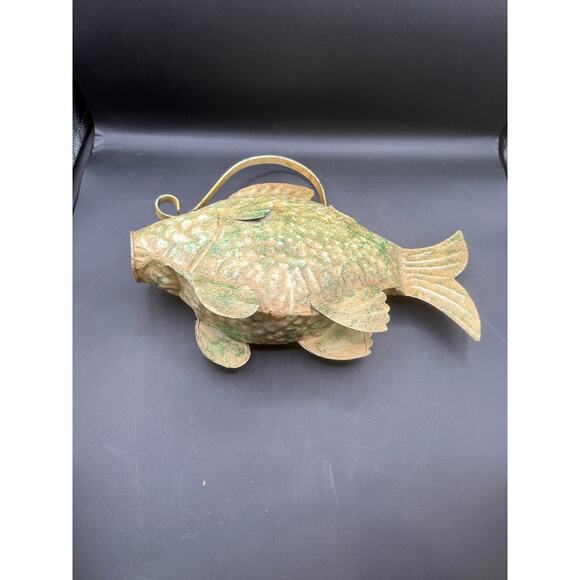 Garden Metal Fish-Shaped Watering Can – Used - Picture 7 of 8